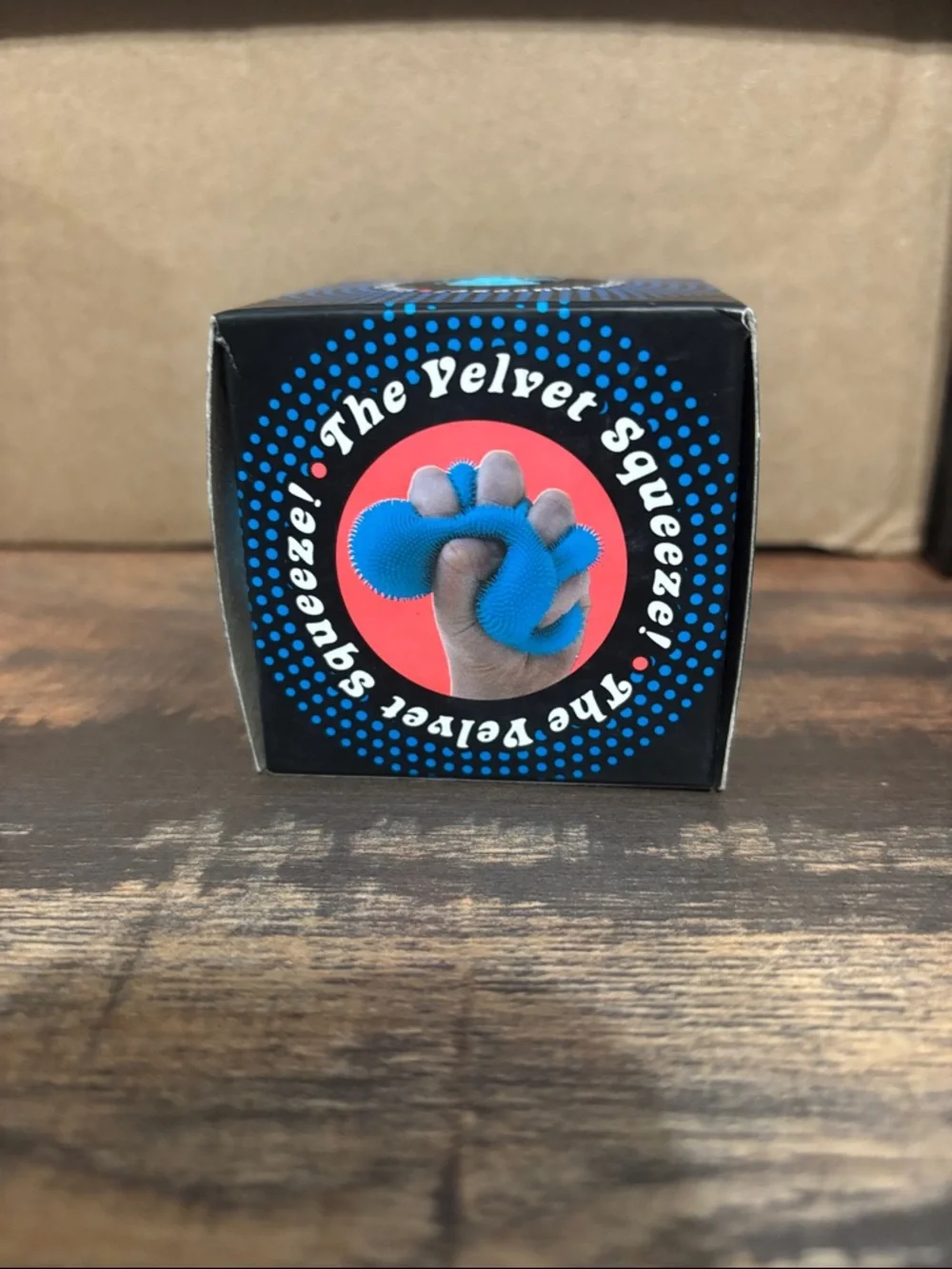 NeeDoh Fuzz Ball The Velvet Squeeze Toy - Blue